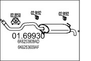 01.69930 Zadní tlumič výfuku MTS