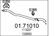 01.71010 Výfuková trubka MTS