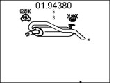 01.94380 Zadní tlumič výfuku MTS