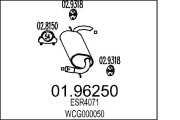 01.96250 Zadní tlumič výfuku MTS