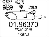 01.96370 Zadní tlumič výfuku MTS