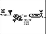 01.96590 Zadní tlumič výfuku MTS