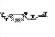 01.96690 Zadní tlumič výfuku MTS