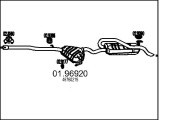 01.96920 Zadní tlumič výfuku MTS