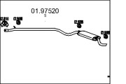 01.97520 Zadní tlumič výfuku MTS