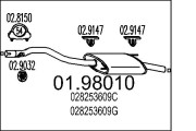 01.98010 Zadní tlumič výfuku MTS