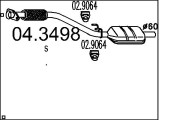 04.3498 Katalyzátor MTS