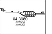 04.3660 Katalyzátor MTS