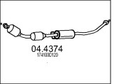 04.4374 Katalyzátor MTS
