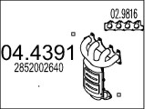 04.4391 Katalyzátor MTS