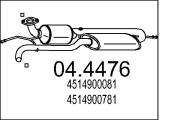 04.4476 Katalyzátor MTS