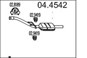 04.4542 Katalyzátor MTS