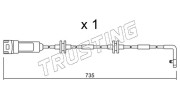 SU.144 Vystrazny kontakt, opotrebeni oblozeni TRUSTING