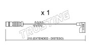 SU.209 Vystrazny kontakt, opotrebeni oblozeni TRUSTING