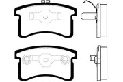 BP-1507 Sada brzdových destiček, kotoučová brzda KAVO PARTS