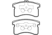 BP-1516 Sada brzdových destiček, kotoučová brzda KAVO PARTS