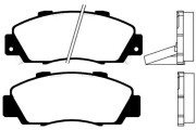 BP-2019 Sada brzdových destiček, kotoučová brzda KAVO PARTS