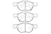 BP-2045 Sada brzdových destiček, kotoučová brzda KAVO PARTS