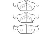 BP-2056 Sada brzdových destiček, kotoučová brzda KAVO PARTS