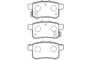 BP-2057 Sada brzdových destiček, kotoučová brzda KAVO PARTS