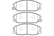 BP-3028 Sada brzdových destiček, kotoučová brzda KAVO PARTS