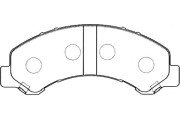 BP-3512 Sada brzdových destiček, kotoučová brzda KAVO PARTS