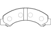 BP-3513 Sada brzdových destiček, kotoučová brzda KAVO PARTS