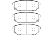 BP-4011 Sada brzdových destiček, kotoučová brzda KAVO PARTS