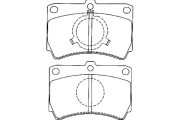 BP-4549 Sada brzdových destiček, kotoučová brzda KAVO PARTS