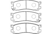 BP-4552 Sada brzdových destiček, kotoučová brzda KAVO PARTS