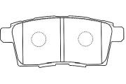 BP-4574 Sada brzdových destiček, kotoučová brzda KAVO PARTS