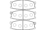 BP-5537 Sada brzdových destiček, kotoučová brzda KAVO PARTS