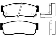 BP-6510 Sada brzdových destiček, kotoučová brzda KAVO PARTS