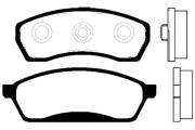 BP-8009 Sada brzdových destiček, kotoučová brzda KAVO PARTS