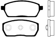 BP-8513 Sada brzdových destiček, kotoučová brzda KAVO PARTS