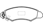 BP-8520 Sada brzdových destiček, kotoučová brzda KAVO PARTS