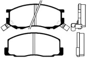 BP-9007 Sada brzdových destiček, kotoučová brzda KAVO PARTS