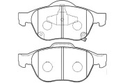 BP-9080 Sada brzdových destiček, kotoučová brzda KAVO PARTS