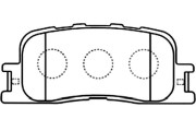 BP-9086 Sada brzdových destiček, kotoučová brzda KAVO PARTS