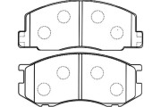 BP-9098 Sada brzdových destiček, kotoučová brzda KAVO PARTS