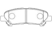 BP-9141 Sada brzdových destiček, kotoučová brzda KAVO PARTS