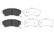 KBP-4534 Sada brzdových destiček, kotoučová brzda KAVO PARTS