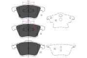 KBP-4553 Sada brzdových destiček, kotoučová brzda KAVO PARTS