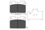 KBP-5531 Sada brzdových destiček, kotoučová brzda KAVO PARTS