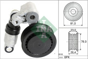 534 0011 10 Napínák, žebrovaný klínový řemen Schaeffler INA