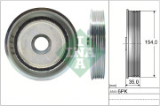 544 0112 10 Řemenice, klikový hřídel Schaeffler INA