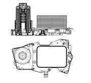 31827 Olejový chladič, motorový olej NRF