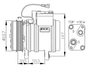 32143G Kompresor, klimatizace US market only NRF