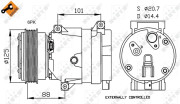 32231 Kompresor, klimatizace EASY FIT NRF