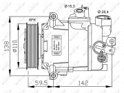 32500G Kompresor, klimatizace US market only NRF